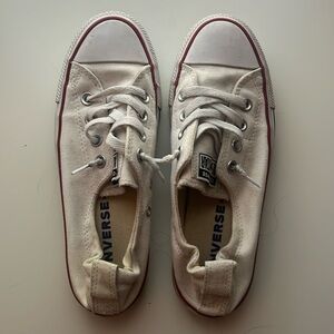 White converse non-high top